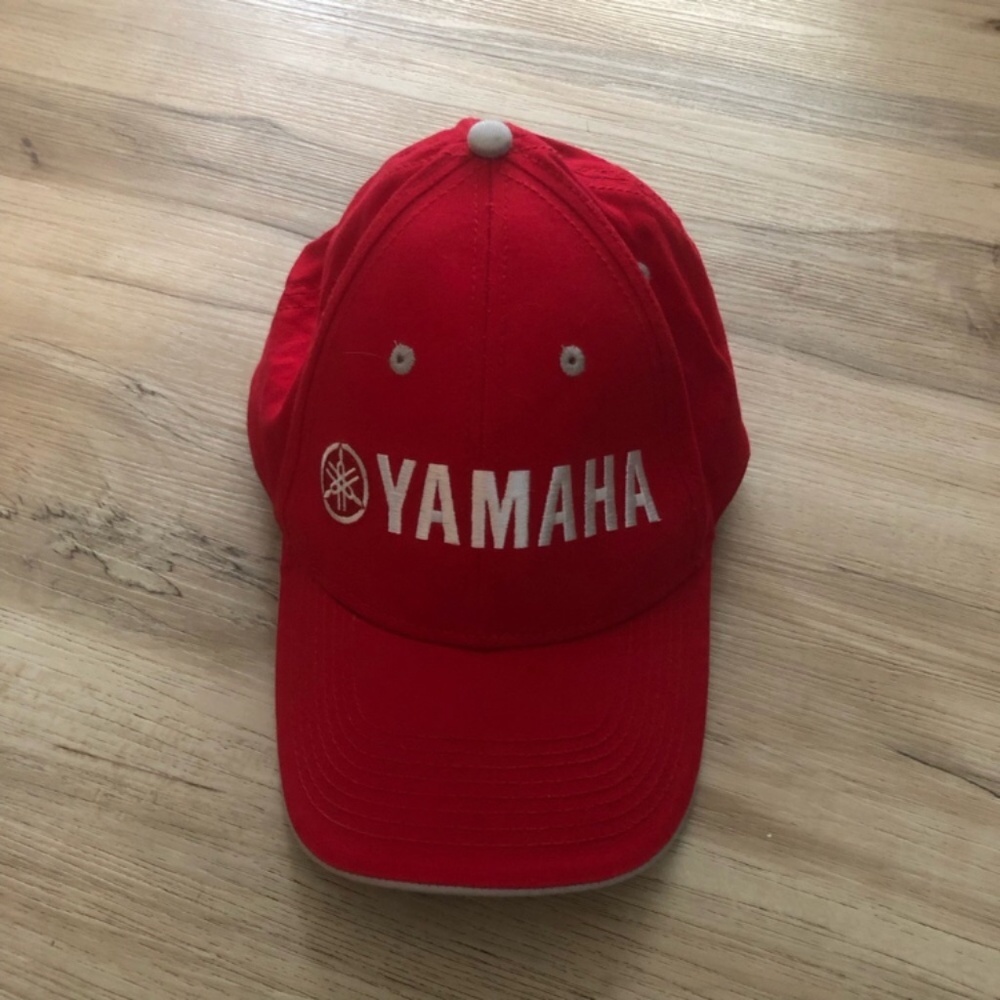 Yamaha Red Cap with White Logo